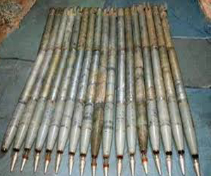   مصر اليوم - ضبط صاروخ و8 قذائف هاون في السويس